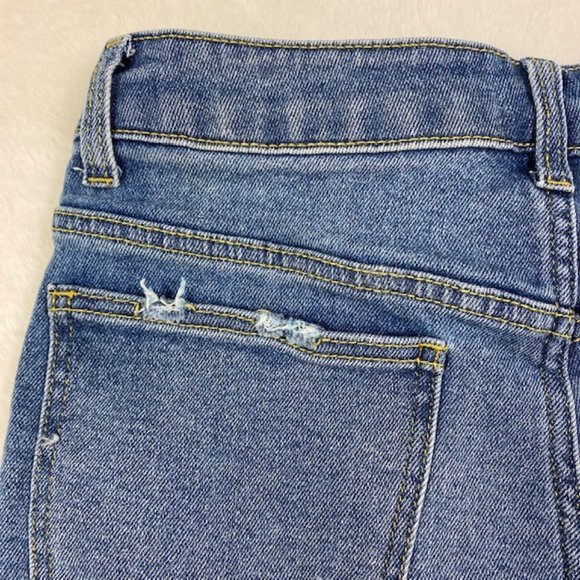 Harper Heritage Distressed Cut Off Denim High-Rise Shorts, size 28 - Picture 7 of 14